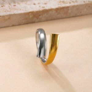 anillo de dama baño 18k #3392